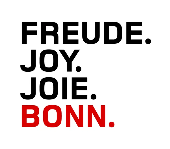 Freude Joy Joie Bonn - Dachmarke der Partnerstadt Bonn